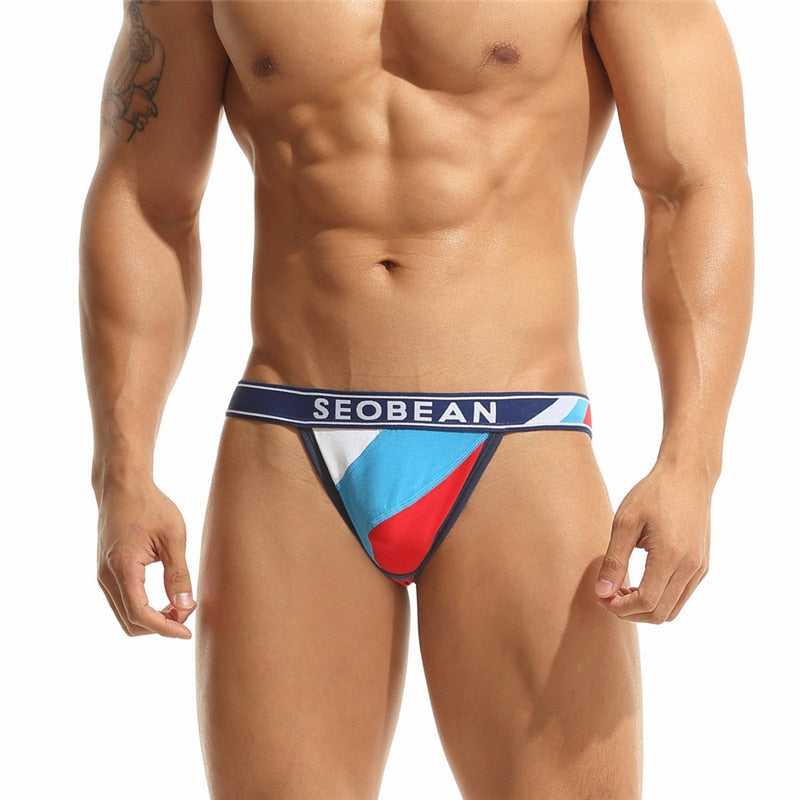Seobean Color Block Jockstrap | dmunderwear detail image 18