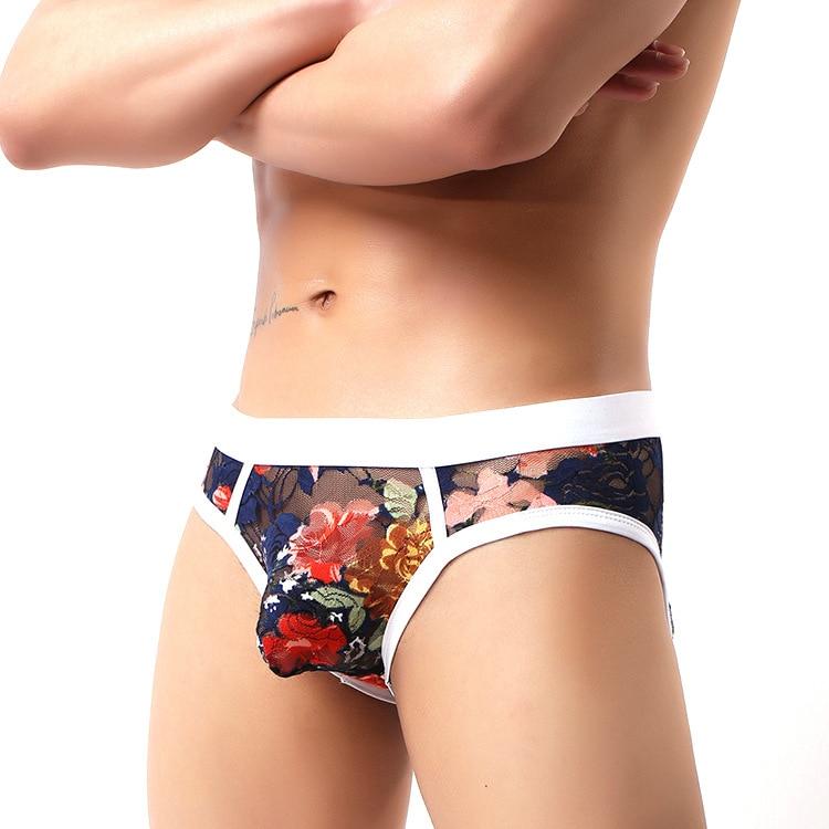 Sexy Floral Lace Underwear Boxer Briefs | dmunderwear detail image 14
