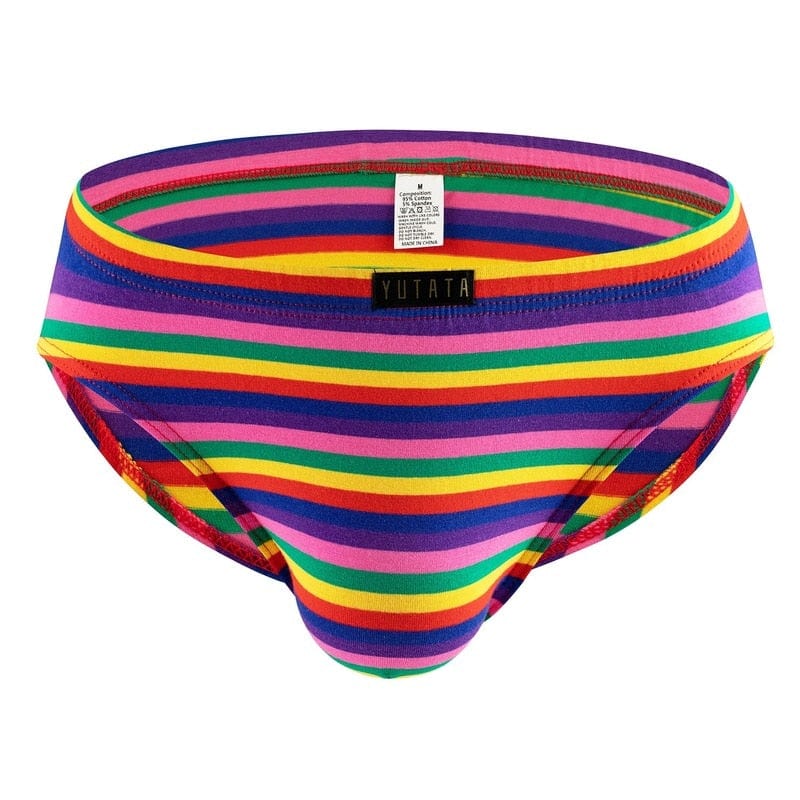 Lush Striped Briefs | dmunderwear detail image 6