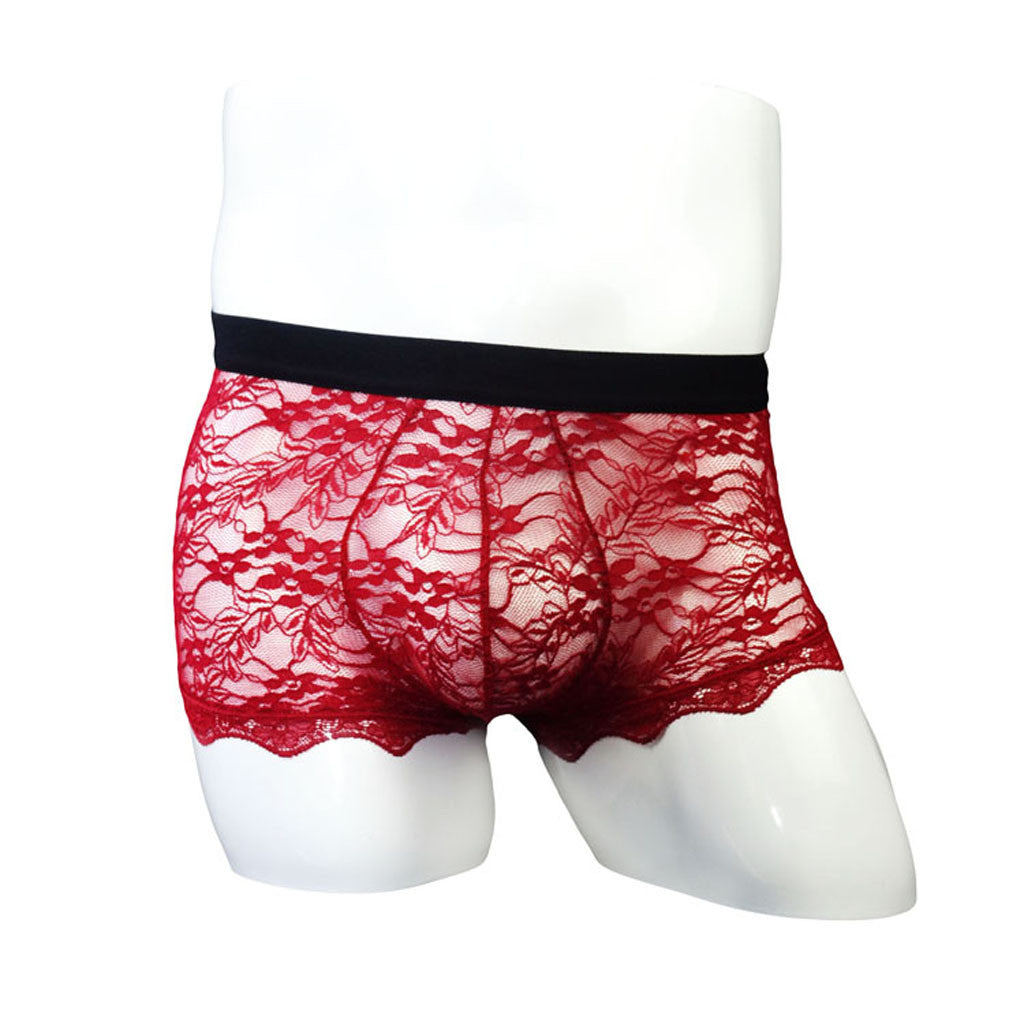 Sexy Men's Lace Back Panties | dmunderwear detail image 14