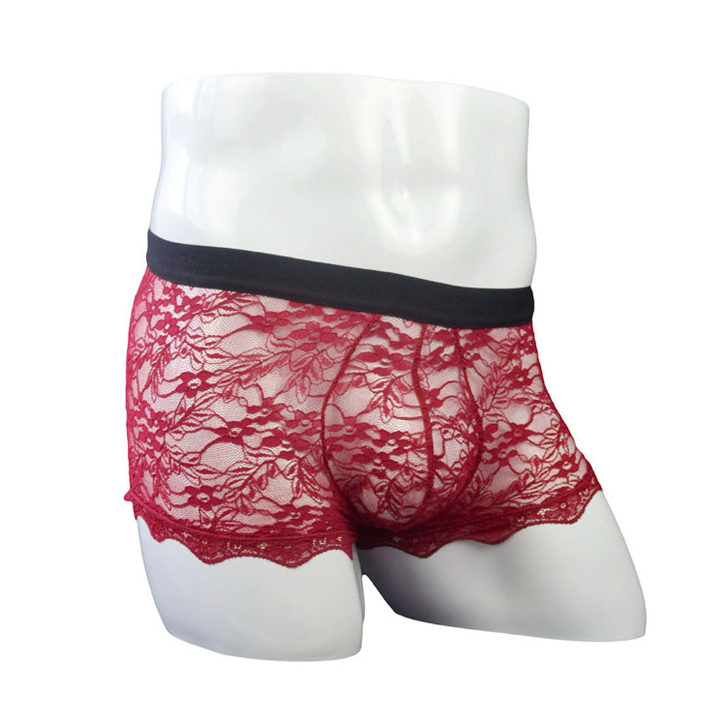 Sexy Men's Lace Back Panties | dmunderwear detail image 16