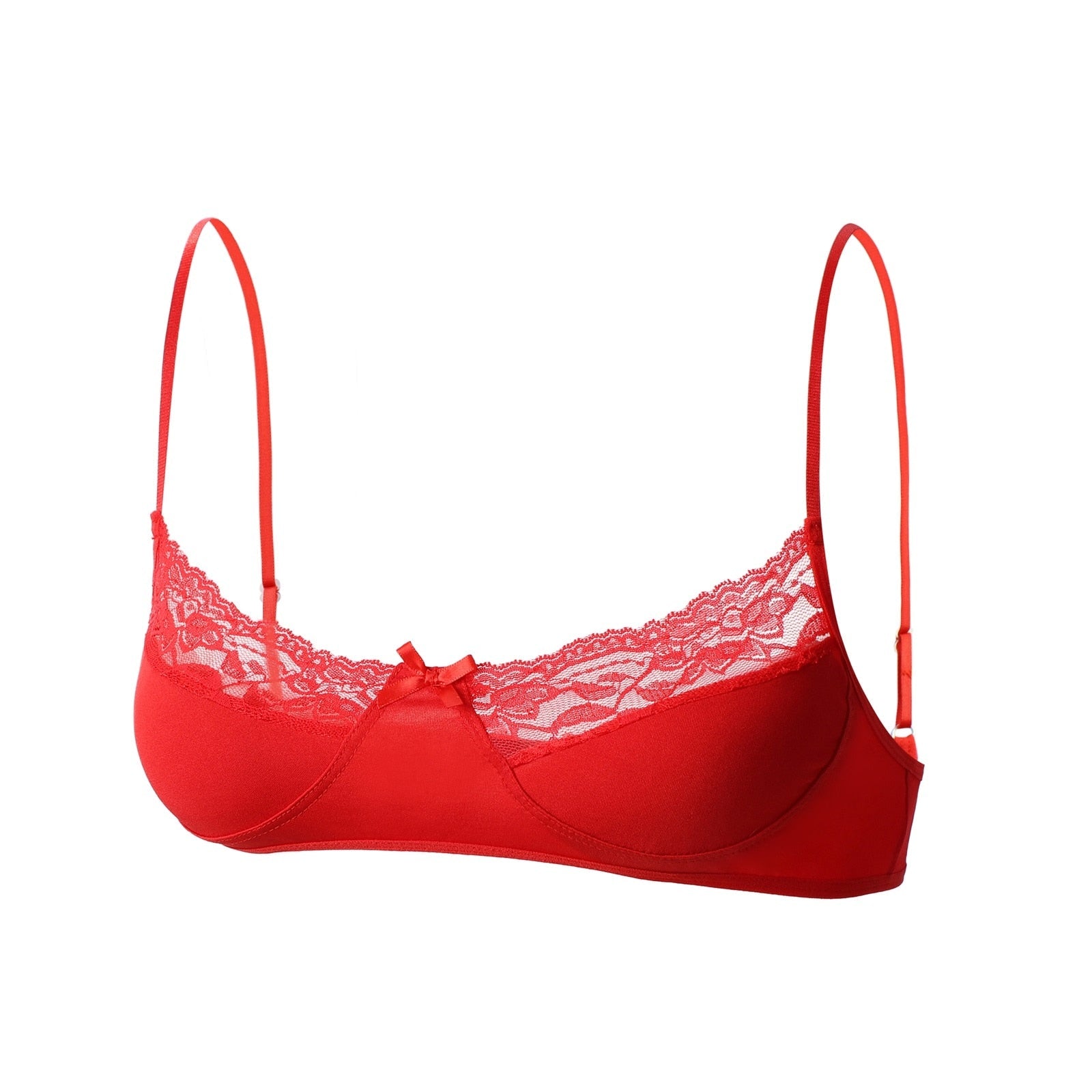 Sexy Men's Lace Trim Lingerie Set | dmunderwear detail image 17