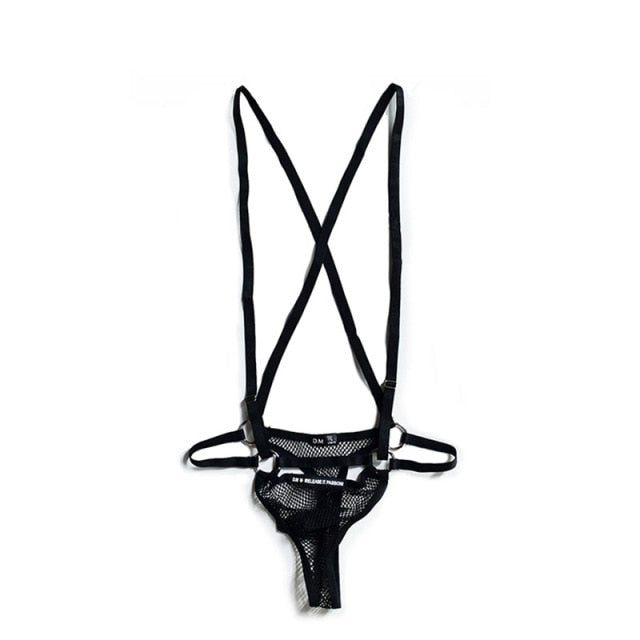 Sexy Mesh Circuit Party Underwear Outfit | dmunderwear detail image 5