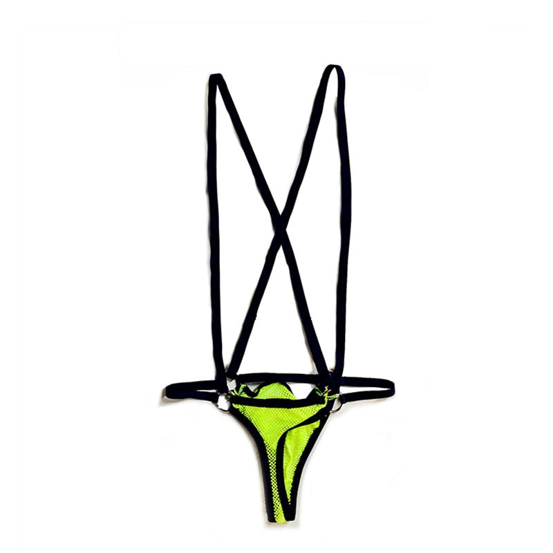 Sexy Mesh Circuit Party Underwear Outfit | dmunderwear detail image 6