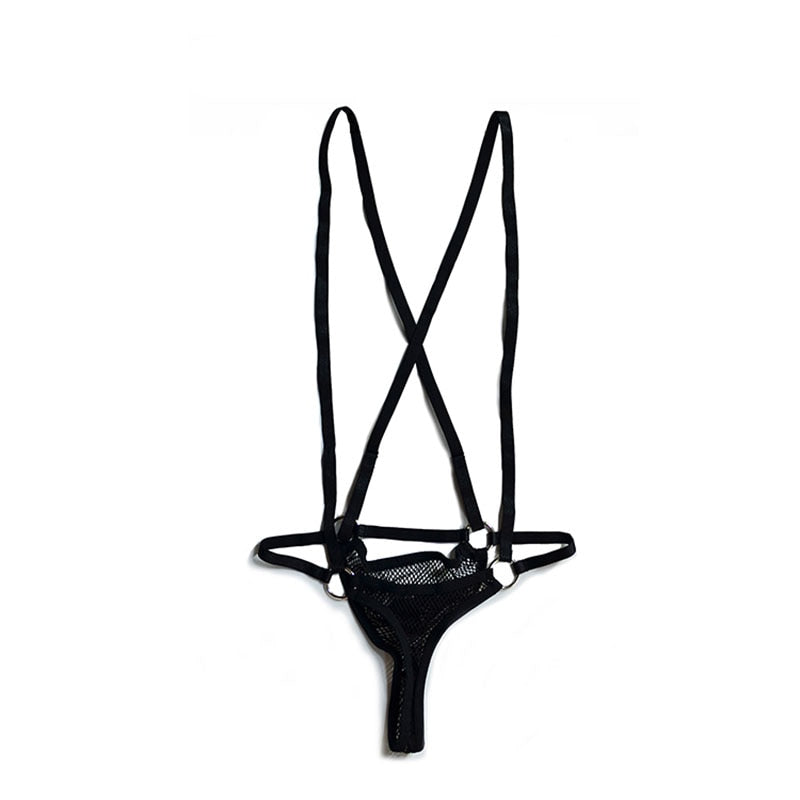 Sexy Mesh Circuit Party Underwear Outfit | dmunderwear detail image 8