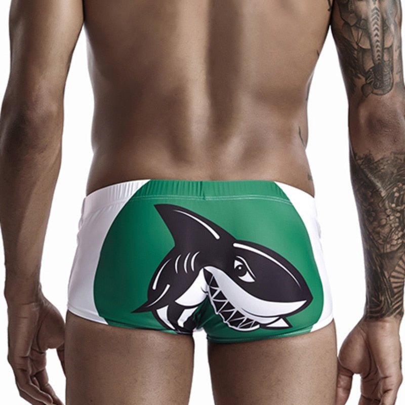 ORVLS Shark Surfing Swim Trunks | dmunderwear variant image