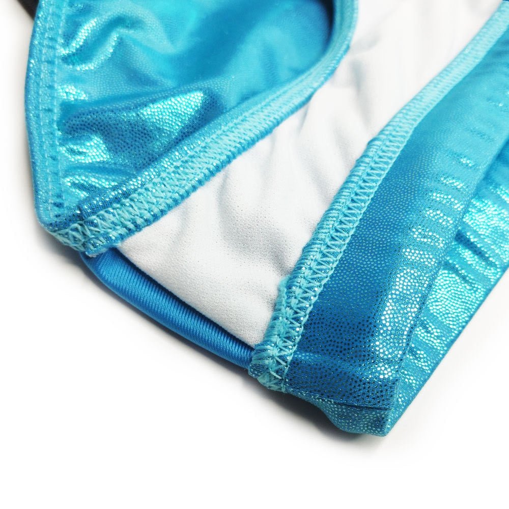 Shiny Metallic Swim Briefs | dmunderwear detail image 9