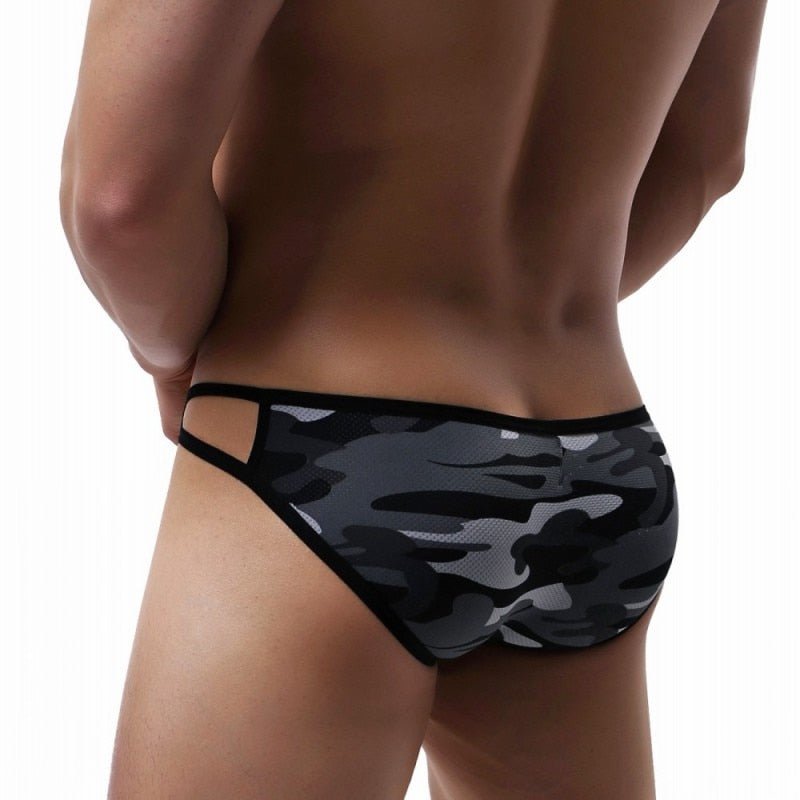 Sideshow Camo Briefs | dmunderwear detail image 7