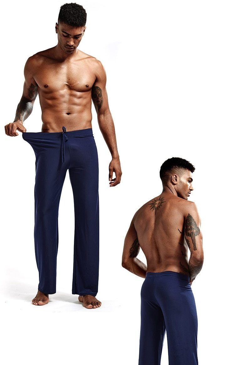 Silky Bell Bottom Sweats | dmunderwear detail image 6