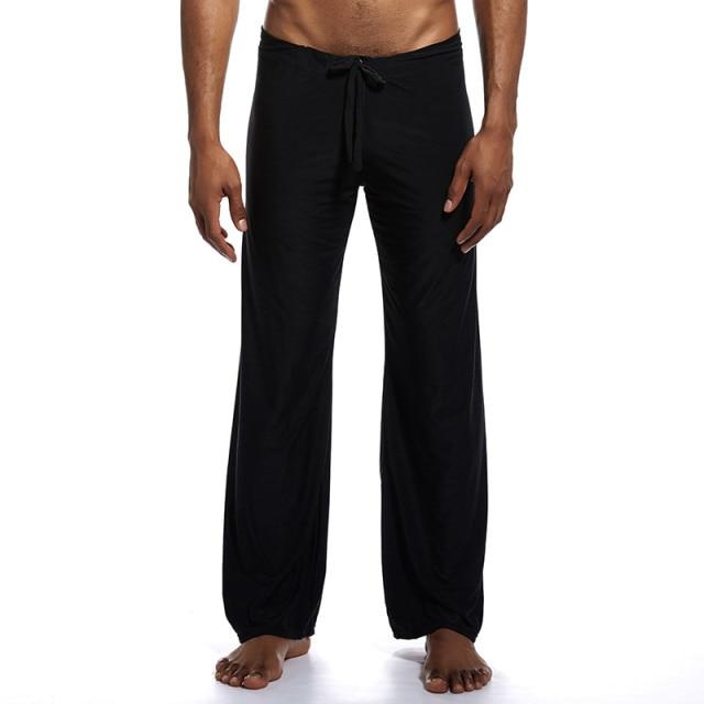 ORVLS Silky Bell Bottom Sweats | dmunderwear detail image 3