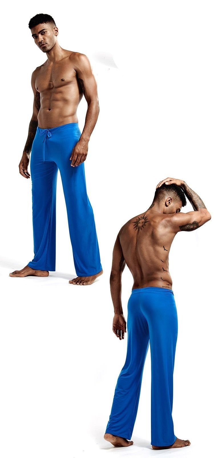 ORVLS Silky Bell Bottom Sweats | dmunderwear detail image 8