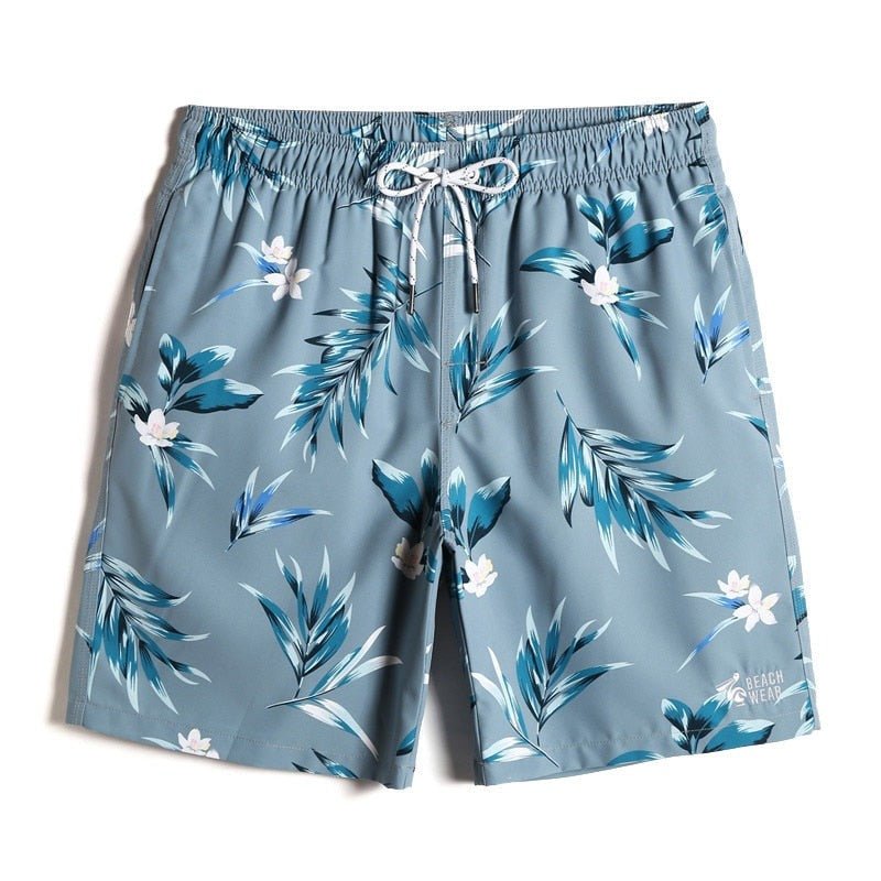 ORVLS Silver Leaf Board Shorts | dmunderwear