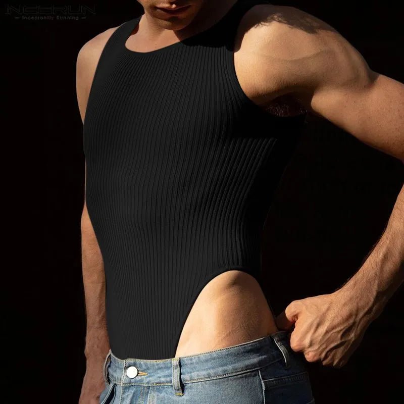 ORVLS Sleeveless High Cut Festival Body Suit | dmunderwear variant image