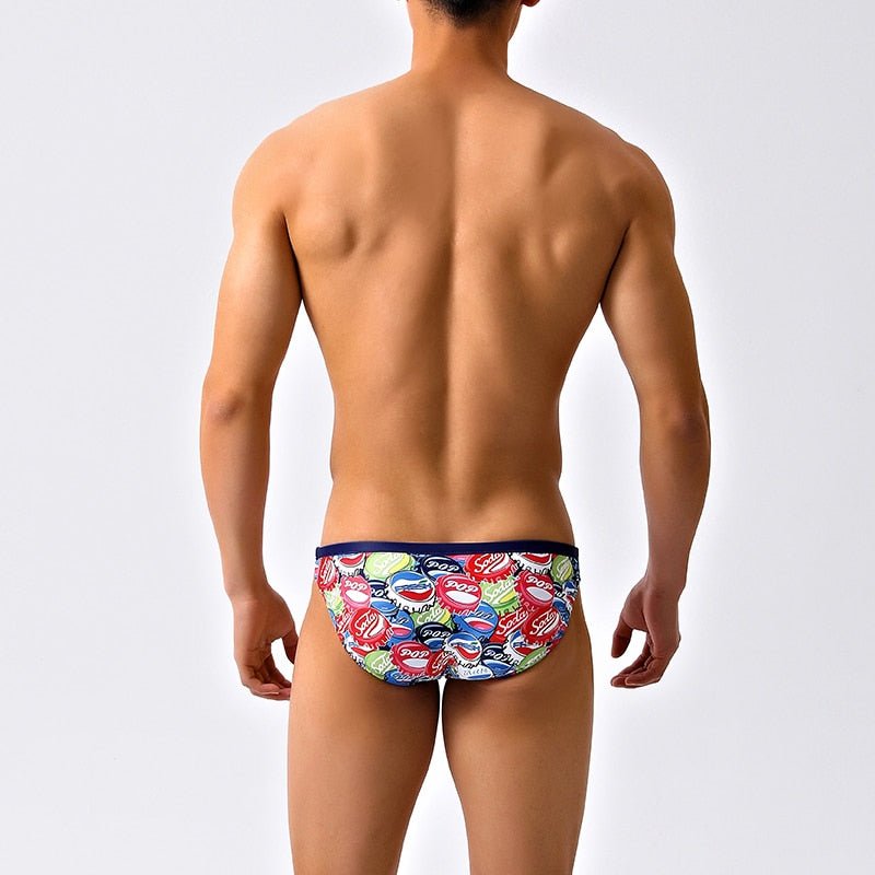 Soda Pop Skinny Swim Briefs | dmunderwear detail image 6