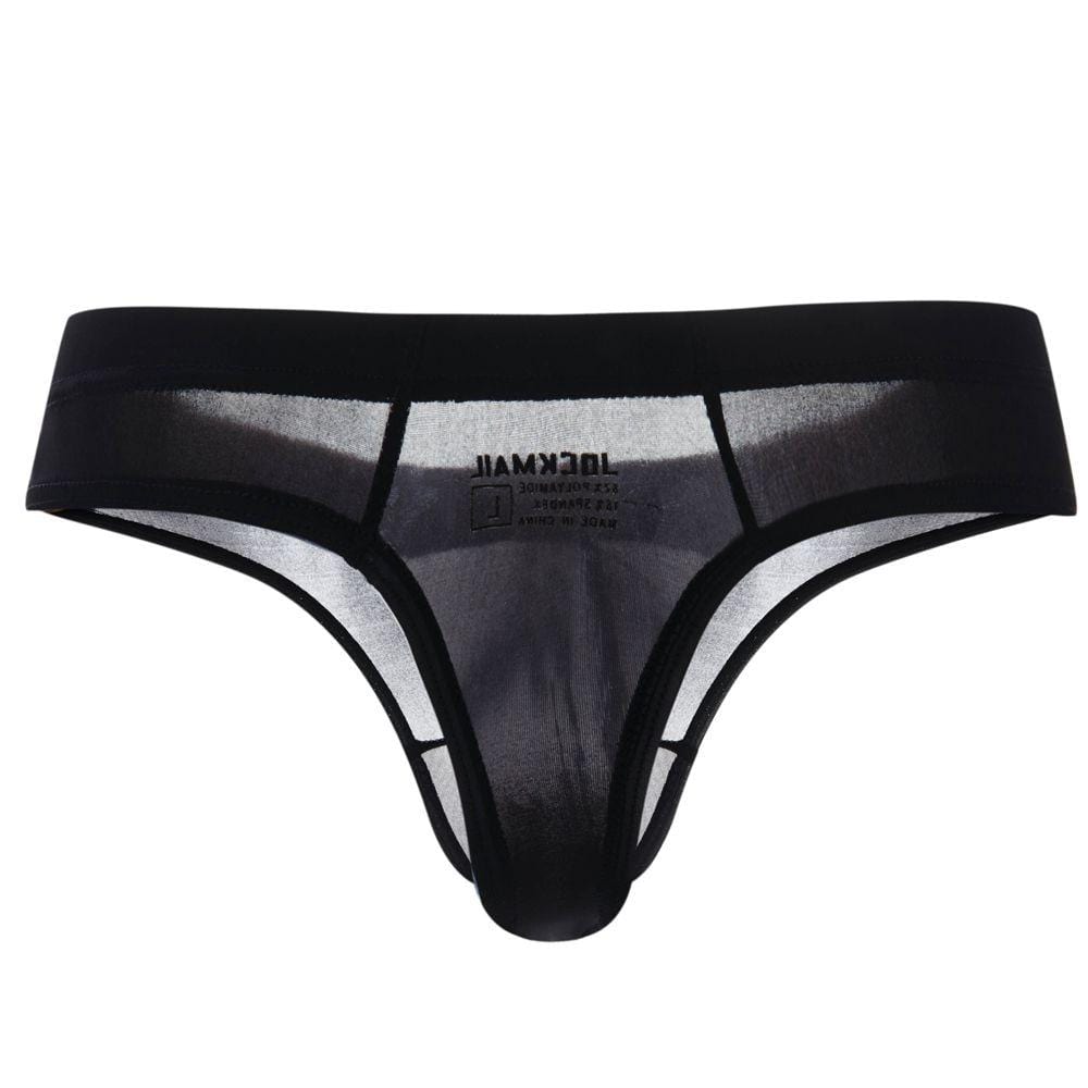 Comfort Band Ice Silk Thong | dmunderwear detail image 3