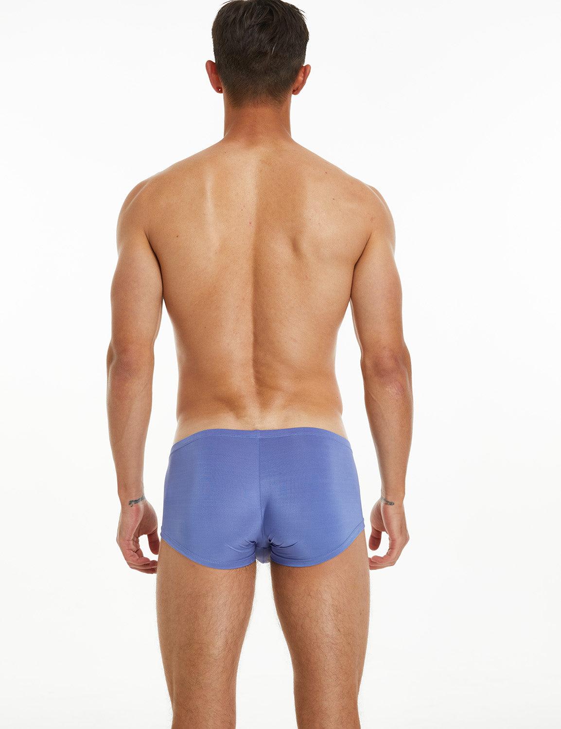 Solid Elastic Boxer Briefs 23201 | dmunderwear detail image 4