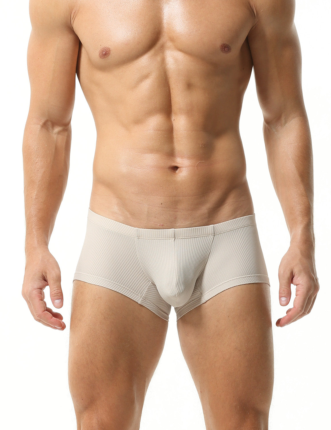 Solid Elastic Boxer Briefs 23202 | dmunderwear detail image 13