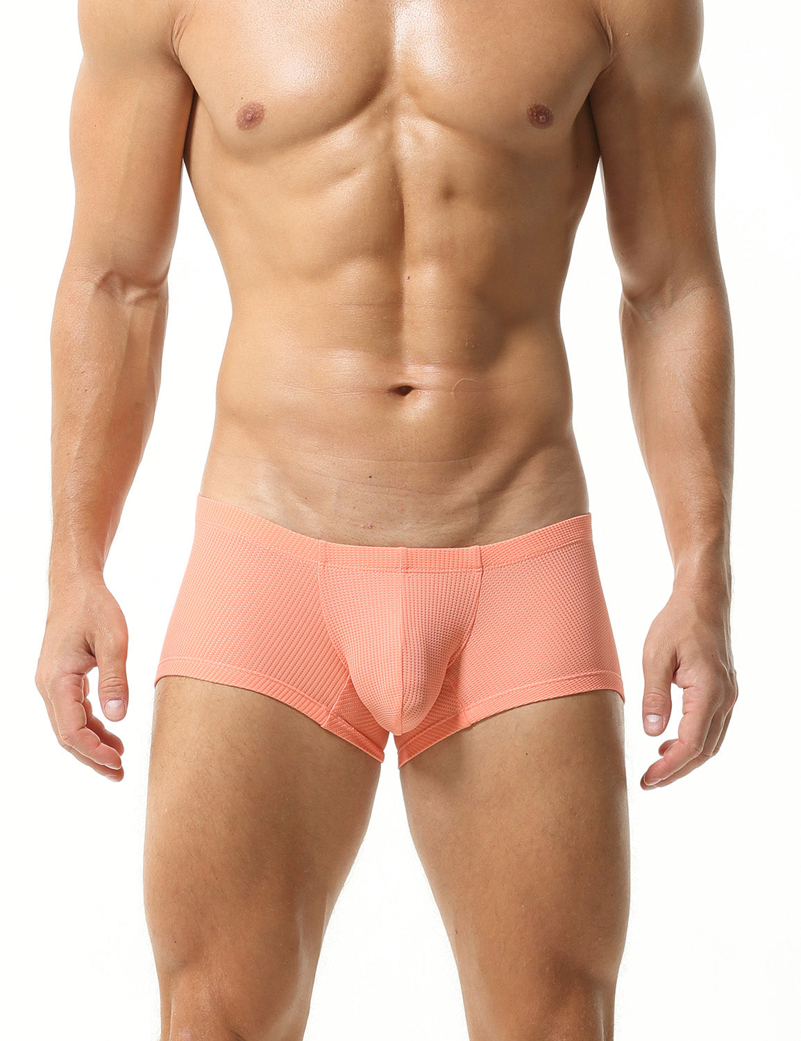 Solid Elastic Boxer Briefs 23202 | dmunderwear detail image 6