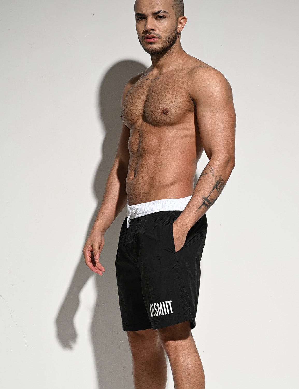 Solid Sport Swim Shorts B4114 | dmunderwear detail image 9