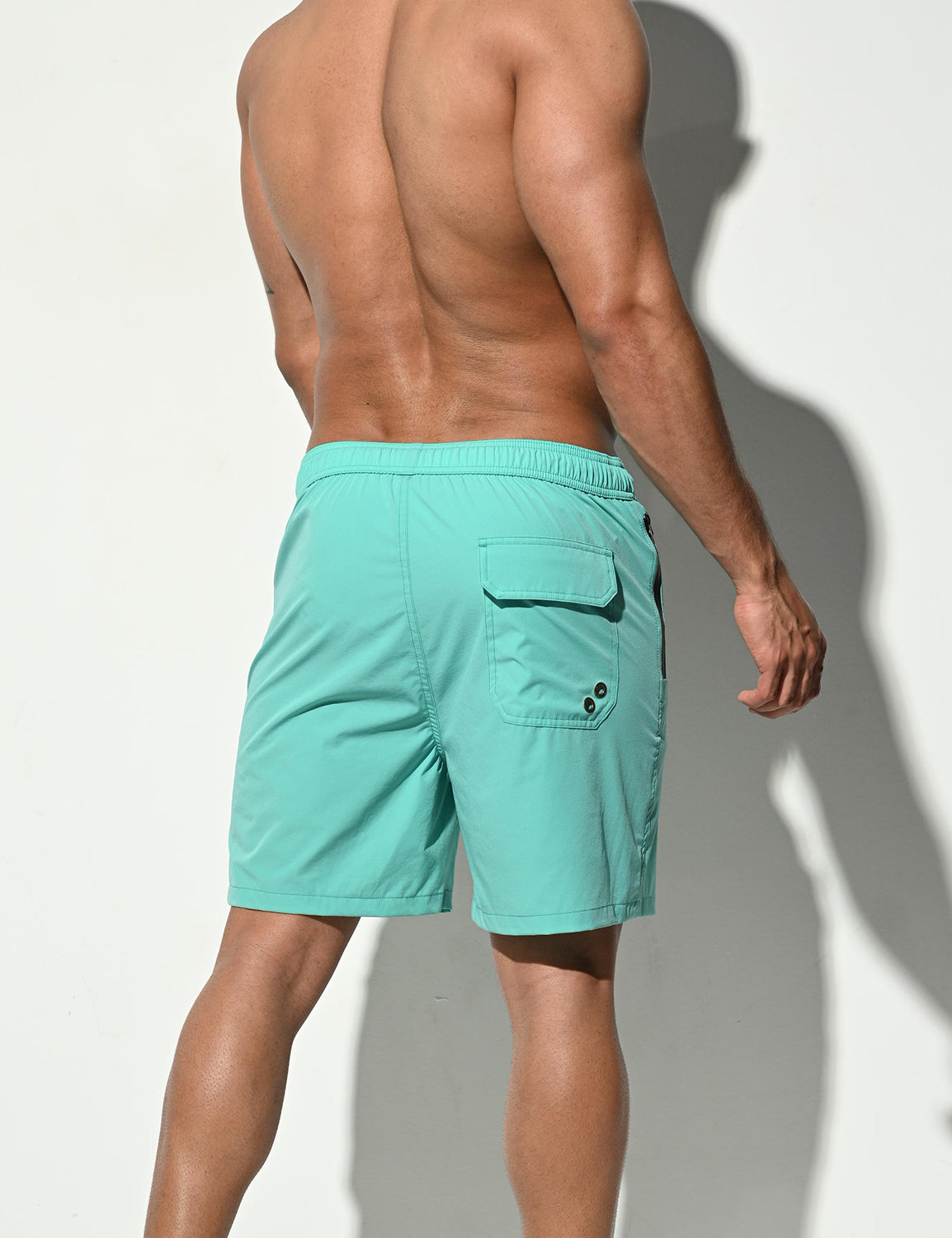 Solid Sport Swim Shorts B4119 | dmunderwear detail image 10