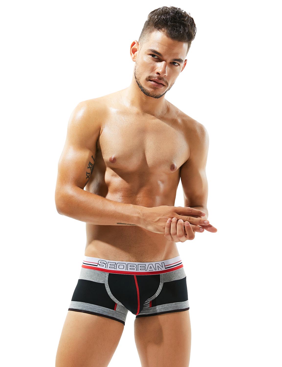 Splice Low Rise Boxer Brief 70208 | dmunderwear detail image 9