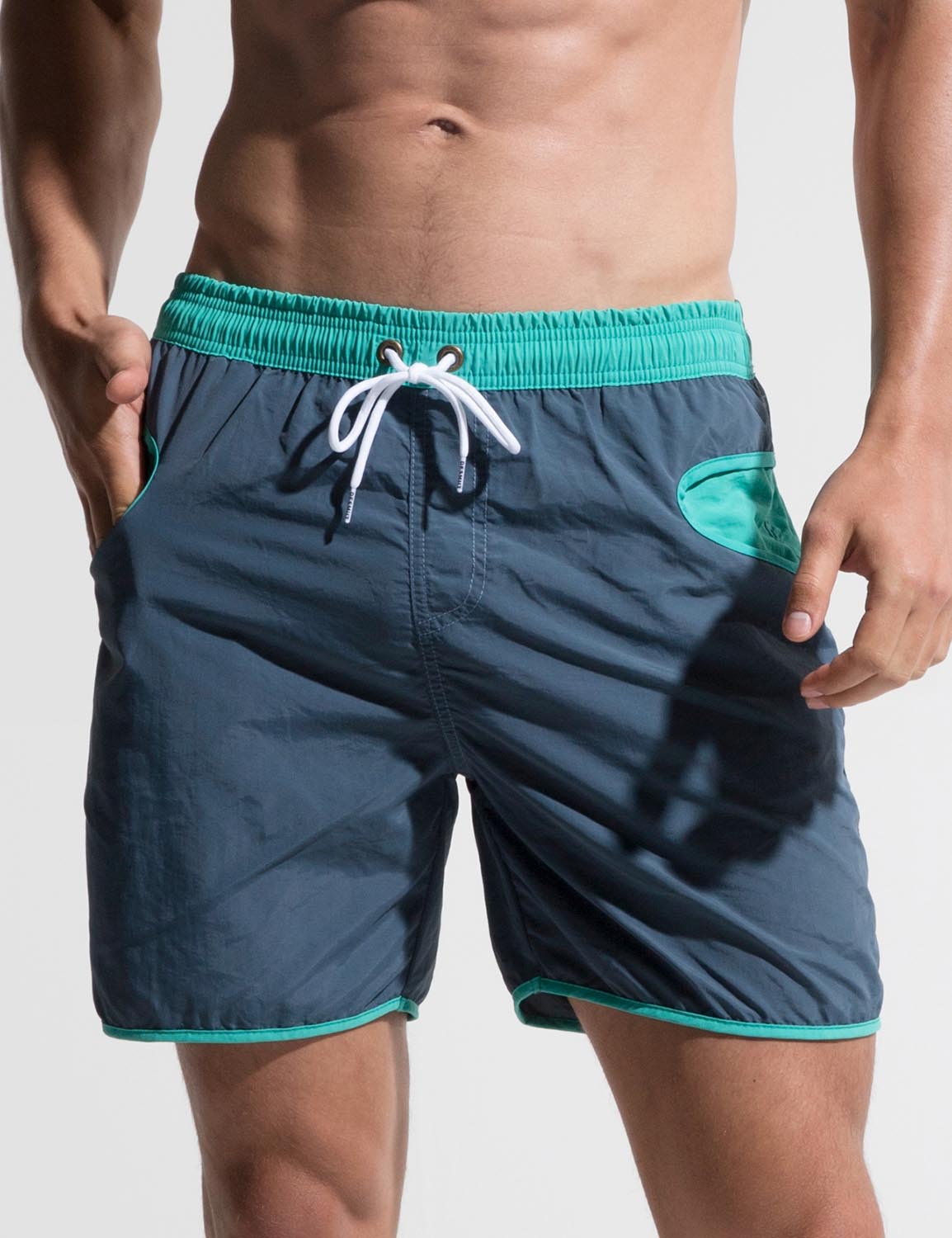 Quick-Dry Swim Beach Surf Shorts S808 | dmunderwear detail image 11