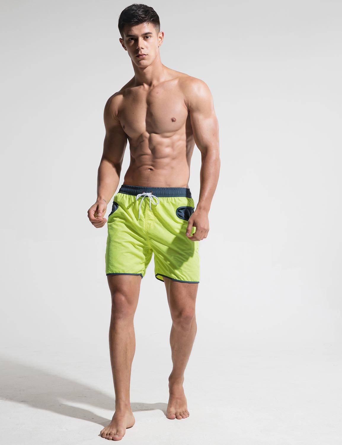 Quick-Dry Swim Beach Surf Shorts S808 | dmunderwear detail image 16