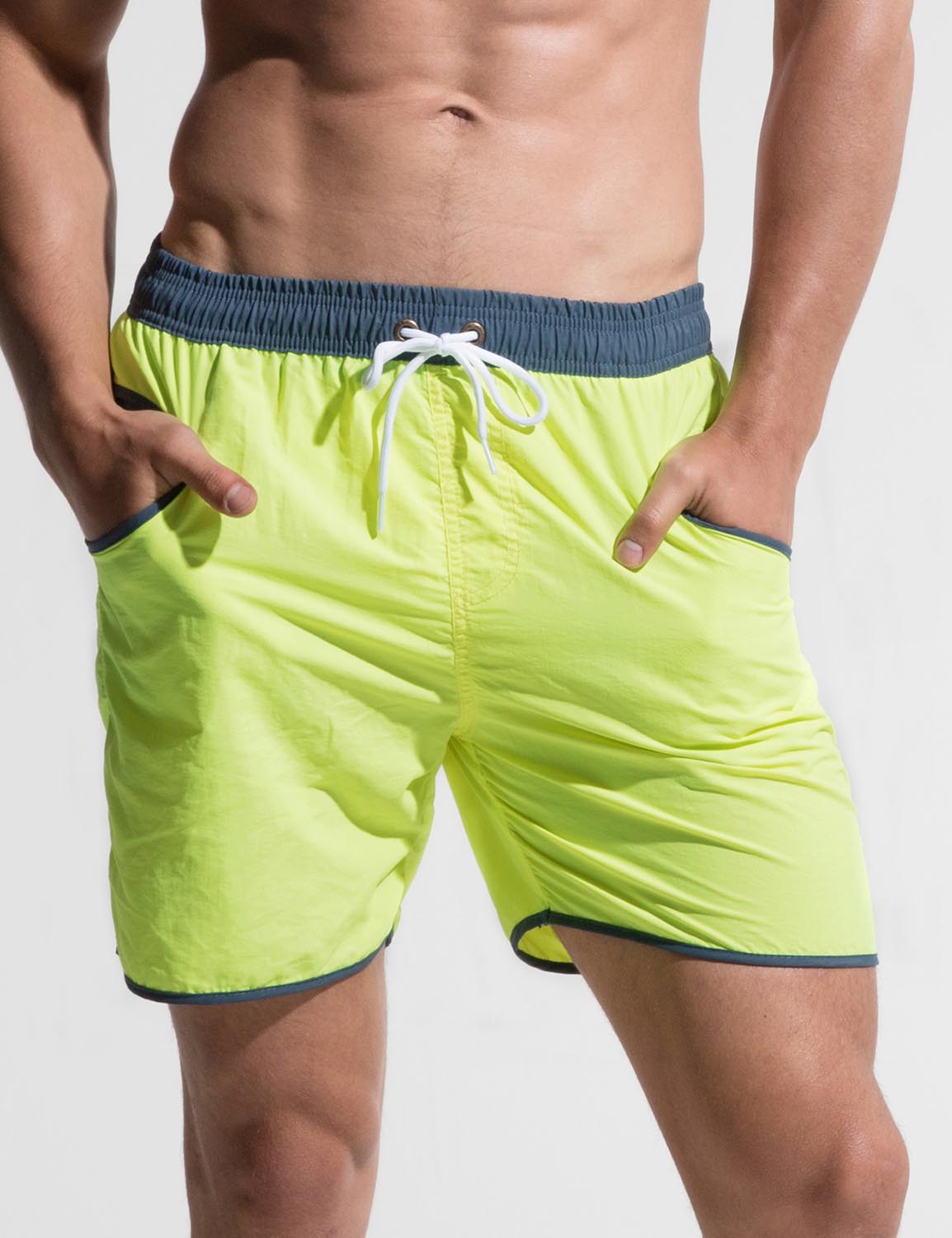 Quick-Dry Swim Beach Surf Shorts S808 | dmunderwear detail image 18