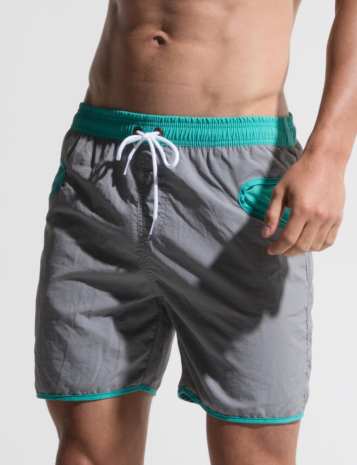 Quick-Dry Swim Beach Surf Shorts S808 | dmunderwear detail image 4