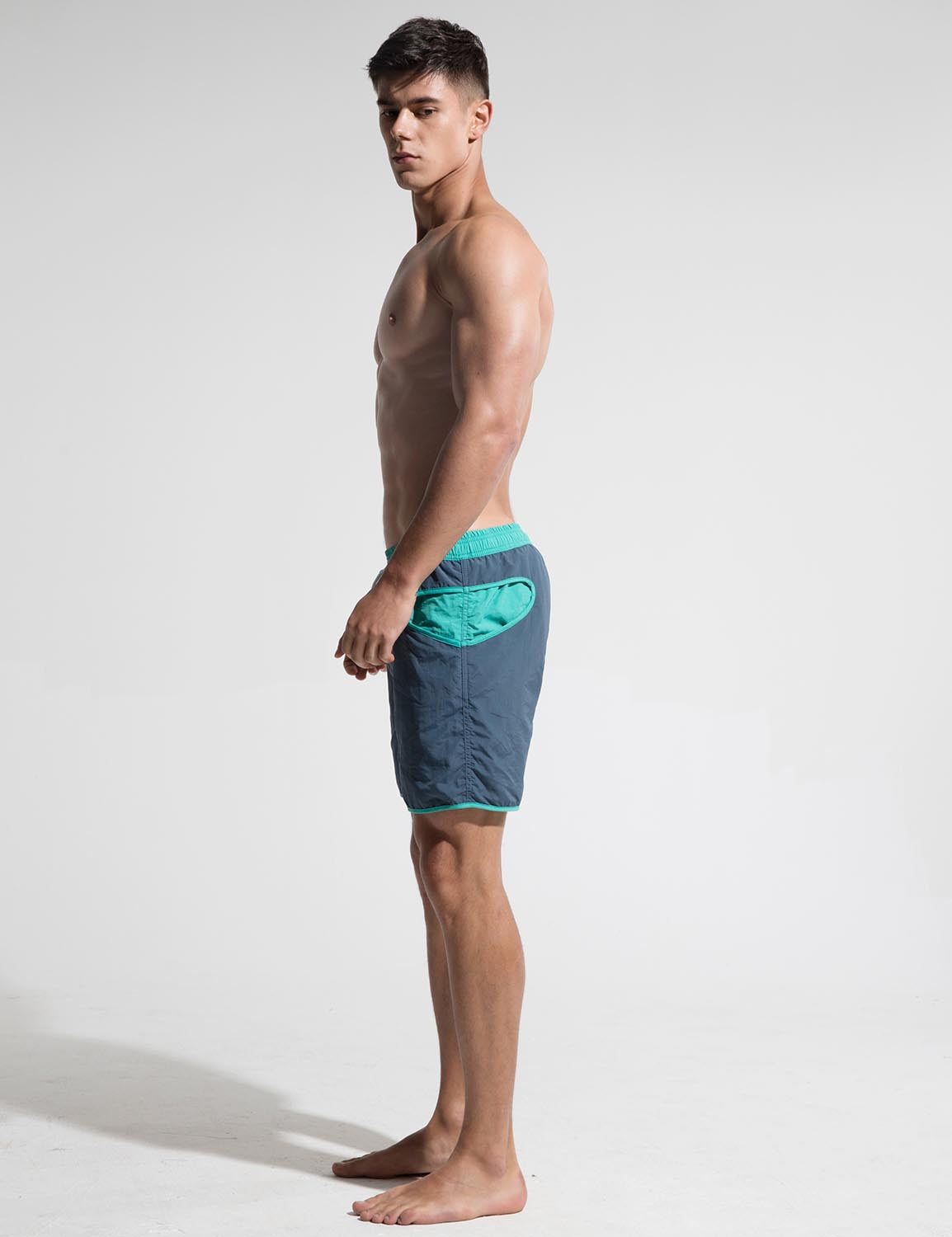Quick-Dry Swim Beach Surf Shorts S808 | dmunderwear detail image 8
