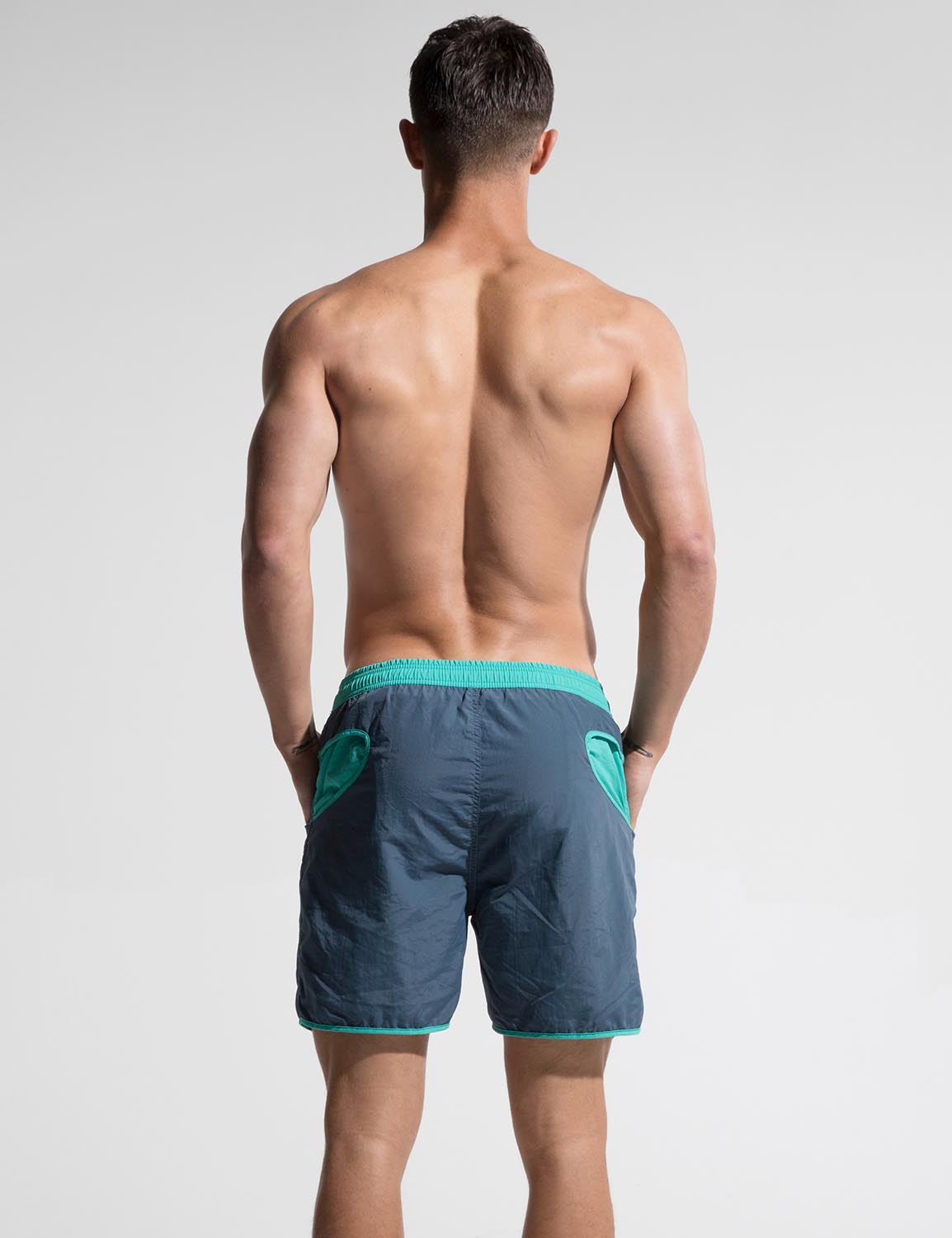 Quick-Dry Swim Beach Surf Shorts S808 | dmunderwear detail image 9
