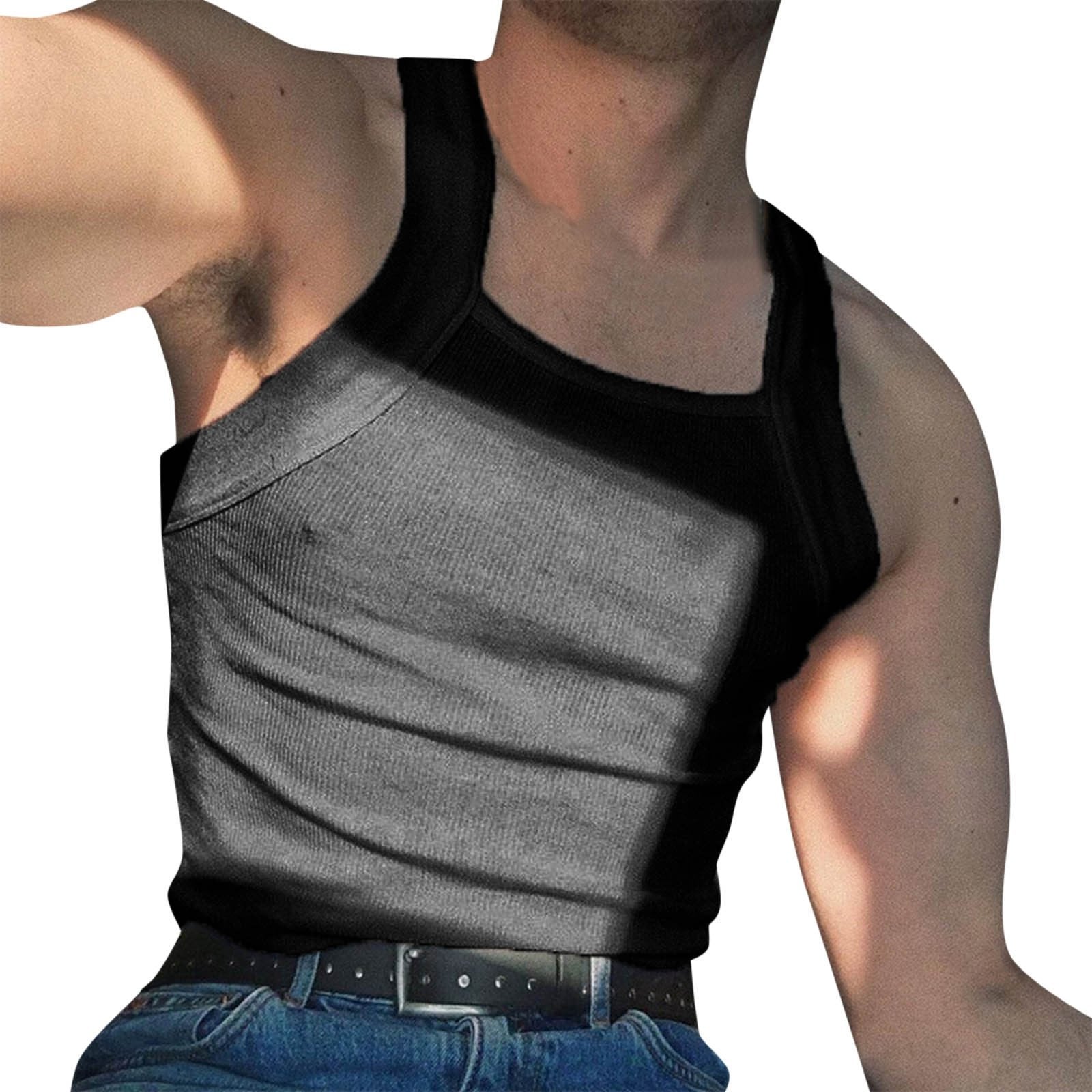Square neck sleeveless patchwork solid cami top | dmunderwear