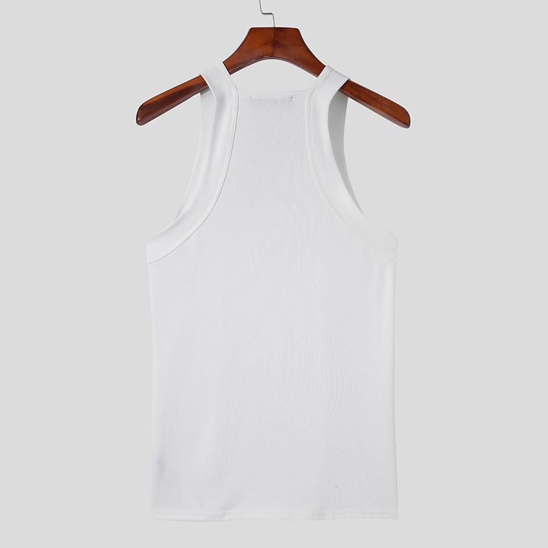Square neck sleeveless patchwork solid cami top | dmunderwear detail image 9