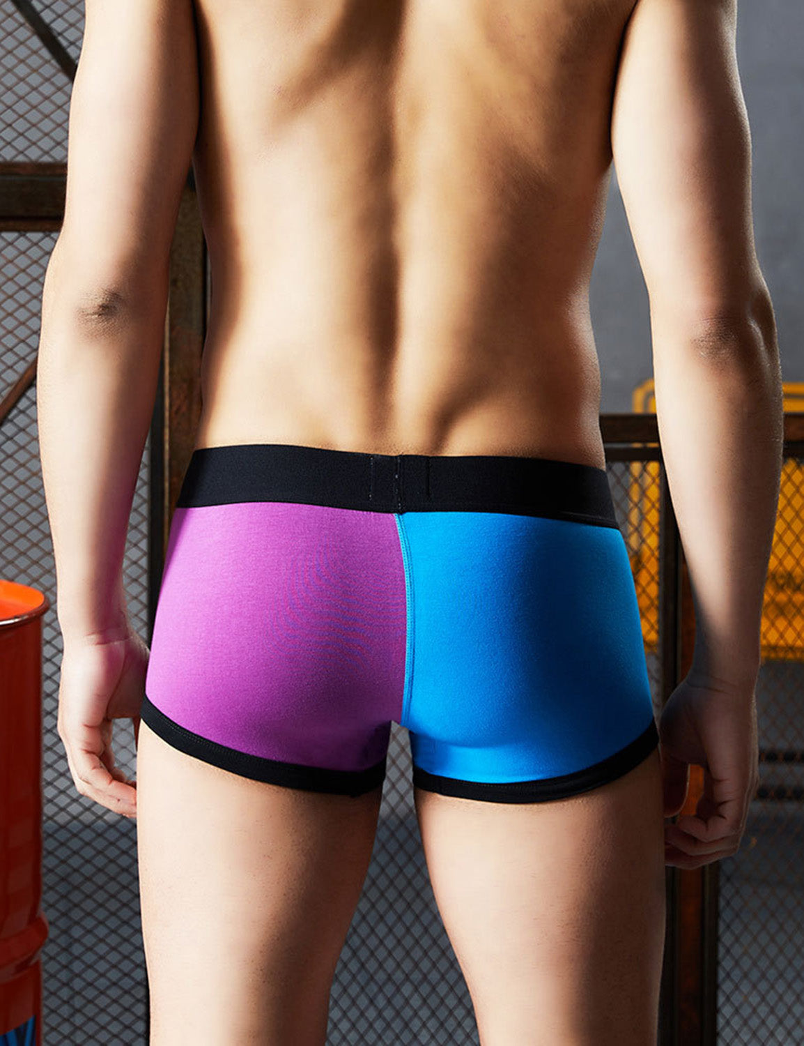 Stitching Color Boxer Brief 80205 | dmunderwear detail image 2