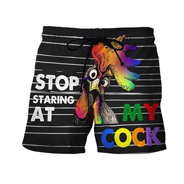 Stop Staring Board Shorts | dmunderwear detail image 9