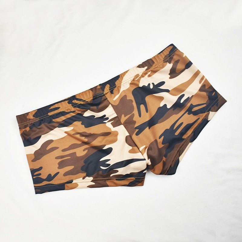 Stretch Camo Boxer Briefs | dmunderwear detail image 5