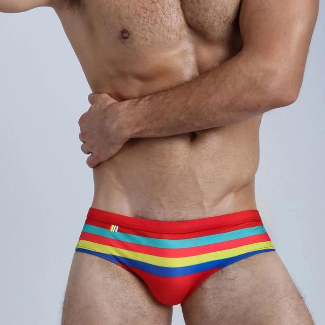 Striped Away Swim Briefs | dmunderwear detail image 3