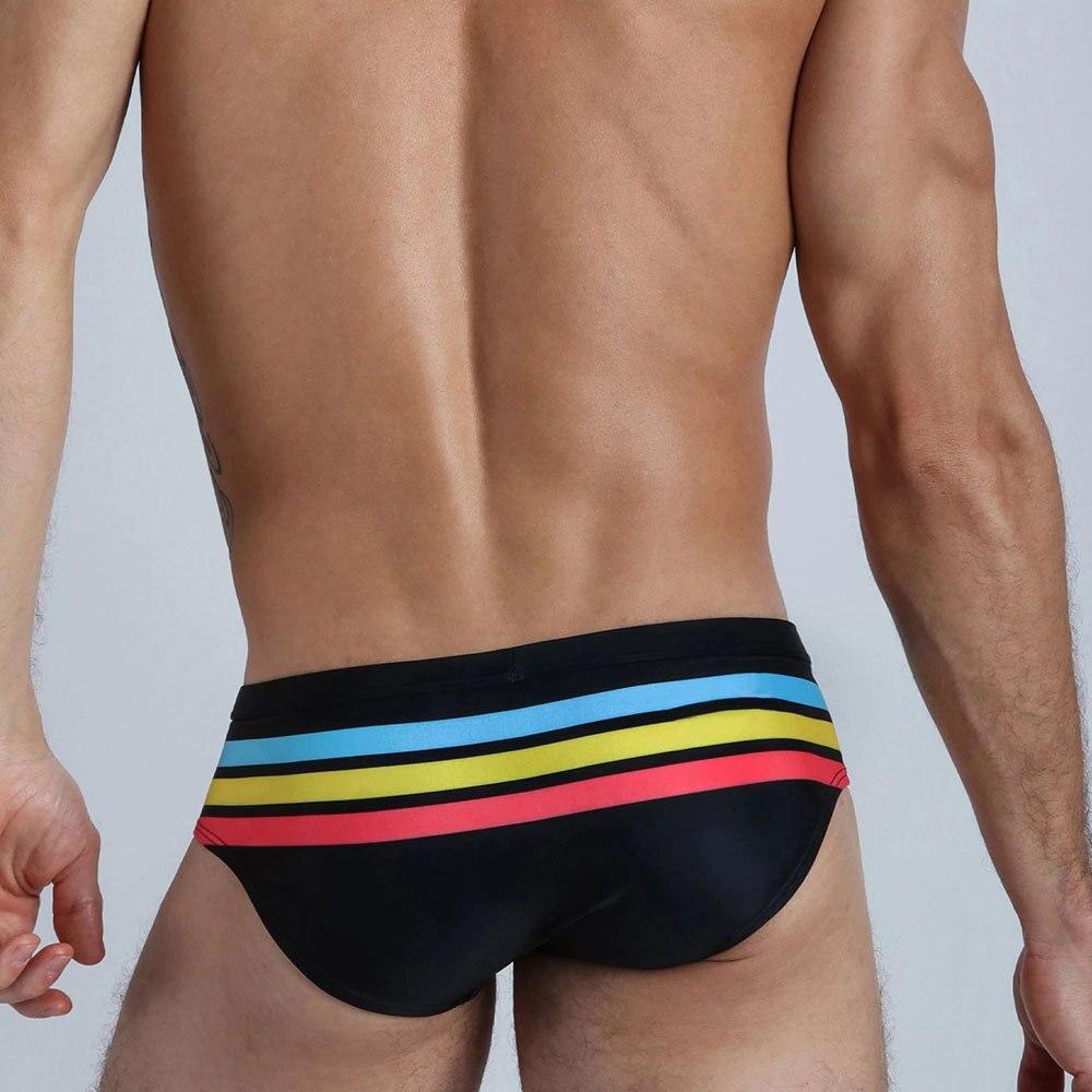 Striped Away Swim Briefs | dmunderwear detail image 5