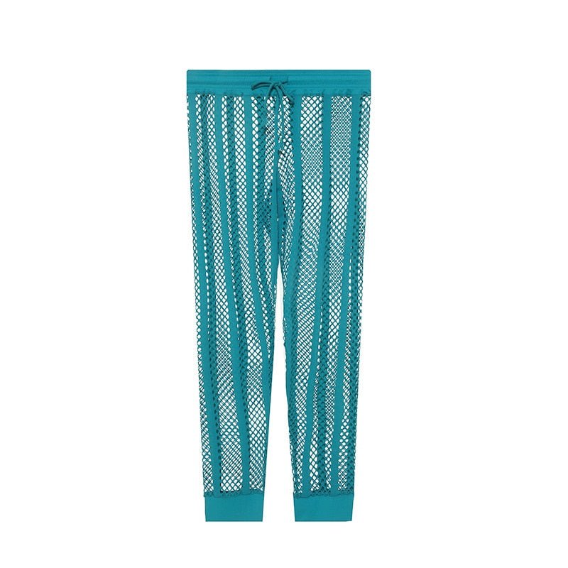 Striped Mesh Tights | dmunderwear detail image 11