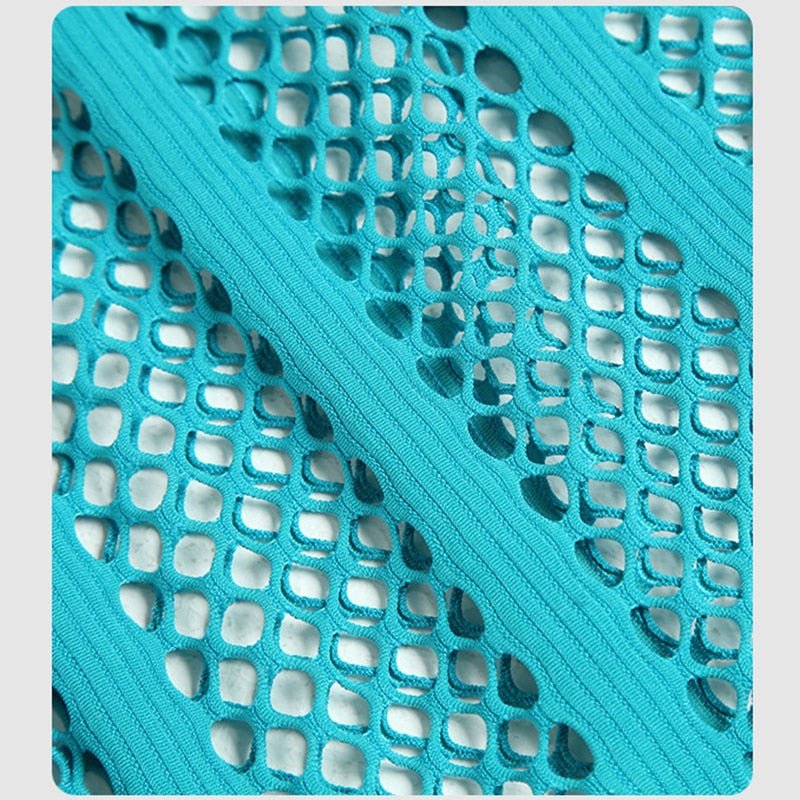 Striped Mesh Tights | dmunderwear detail image 12