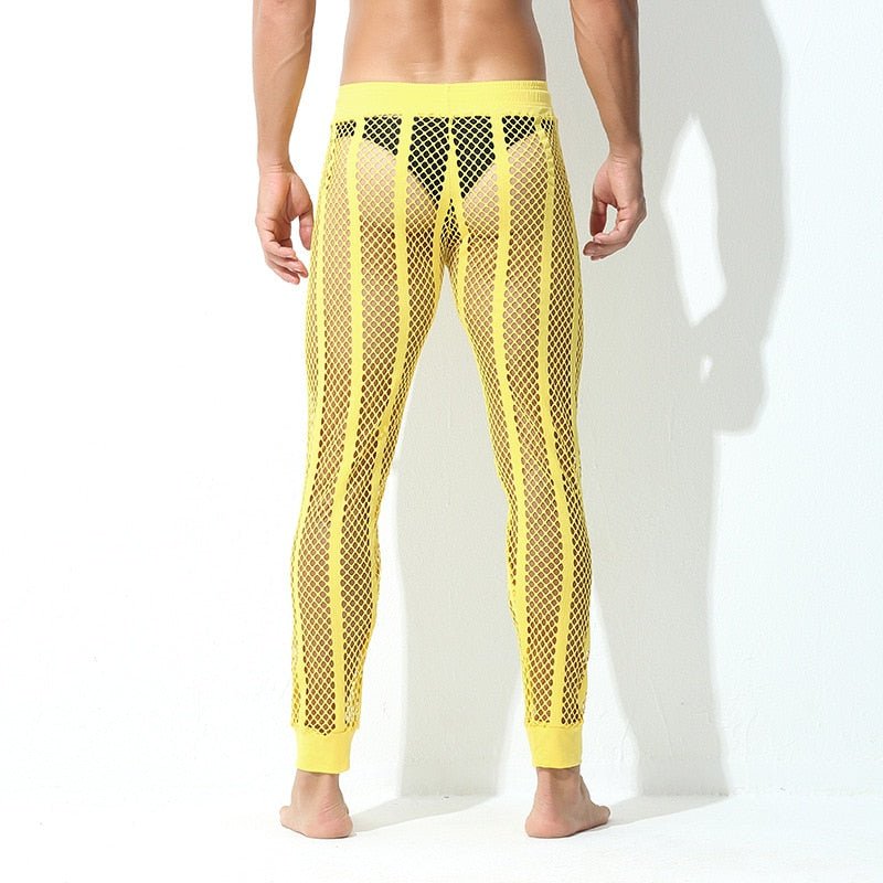 Striped Mesh Tights | dmunderwear detail image 8