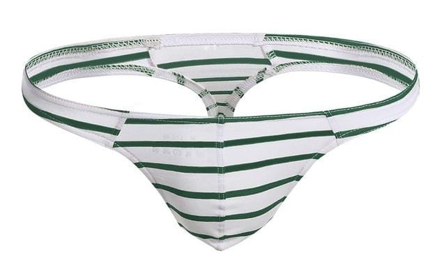 Striped Micro Thong | dmunderwear detail image 7