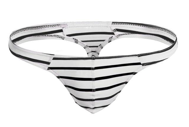 Striped Micro Thong | dmunderwear detail image 9
