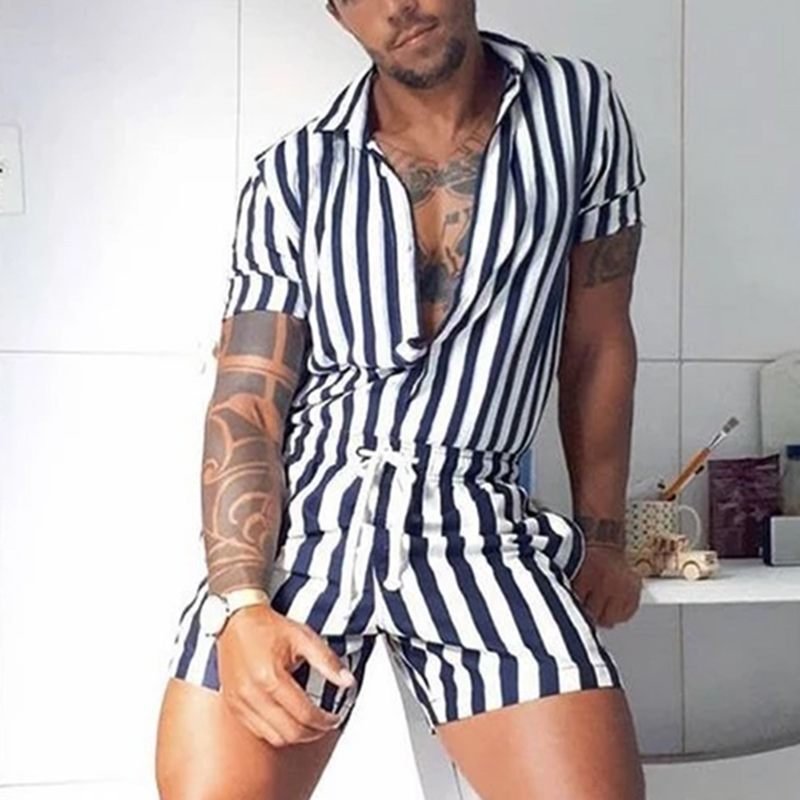 Striped Onesie Romper | dmunderwear detail image 8
