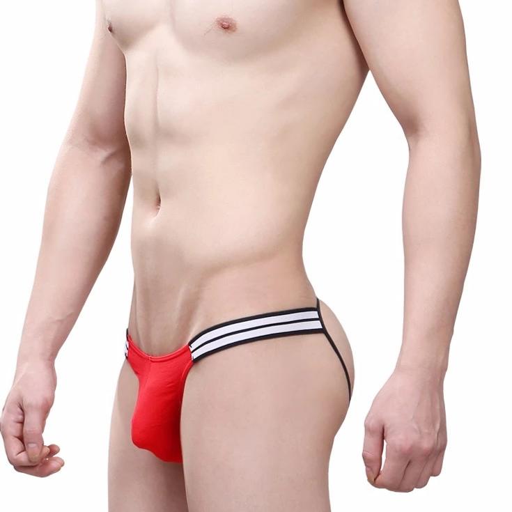 Striped Skinny Jockstrap | dmunderwear variant image