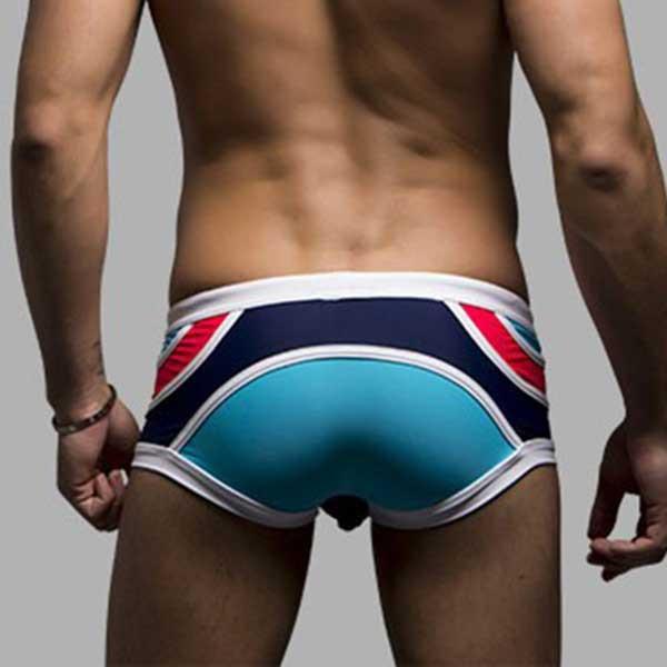 ORVLS Spice Colored Swim Trunks | dmunderwear detail image 3