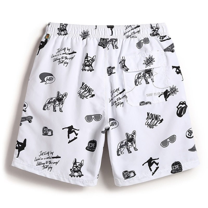 Surfer Doodle Board Shorts | dmunderwear detail image 2