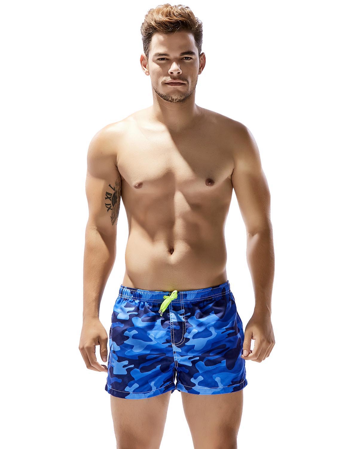 Camouflage Swim Beach Surf Shorts 71304 | dmunderwear detail image 3