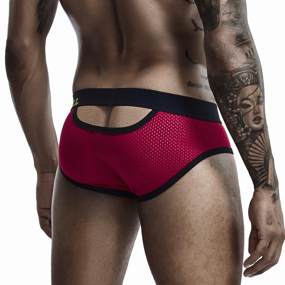 Tauwell Hollow Front + Back Mesh Briefs | dmunderwear