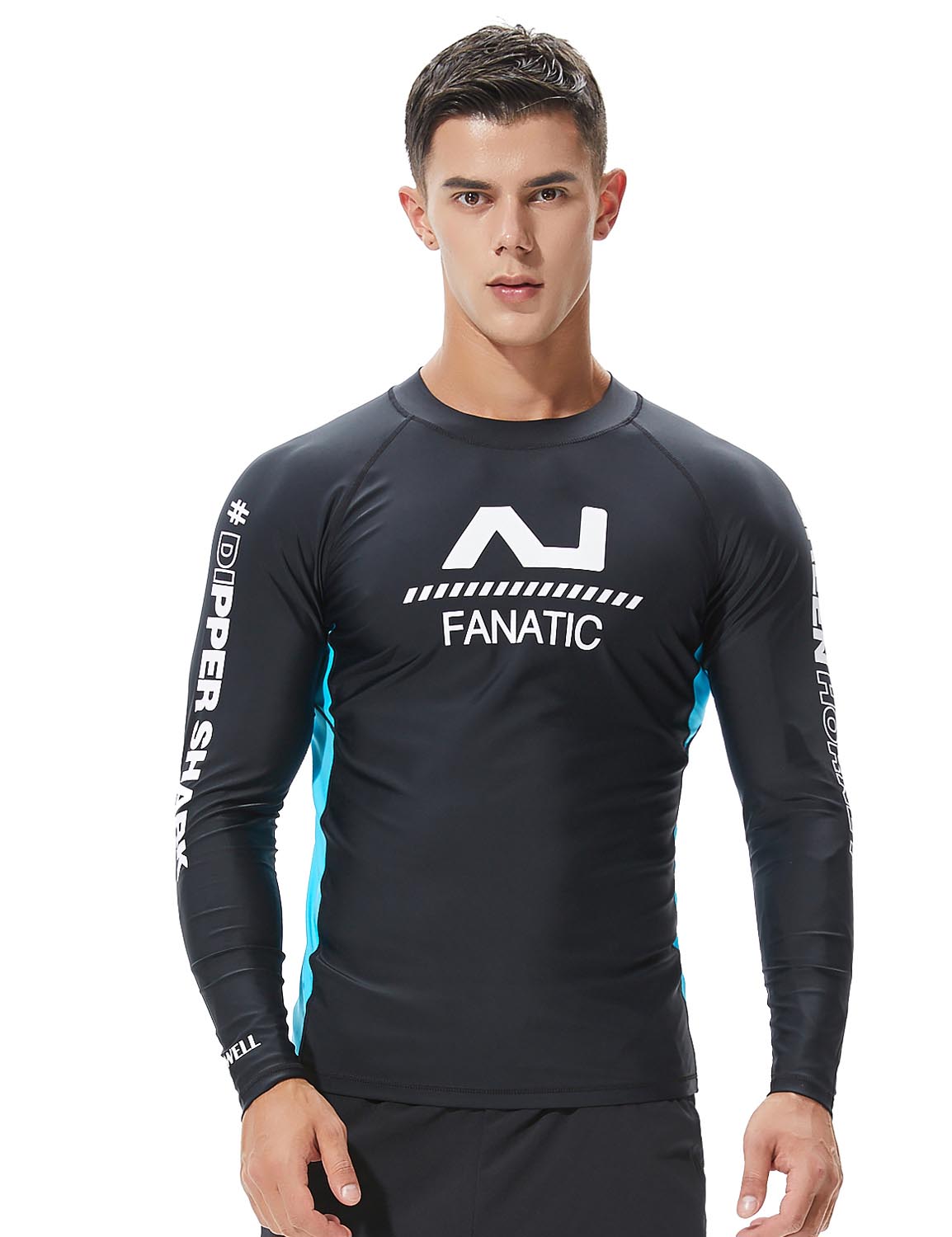TAUWELL Men's Long Sleeve Rash Guard Surfing Shirt 8801 | dmunderwear detail image 10